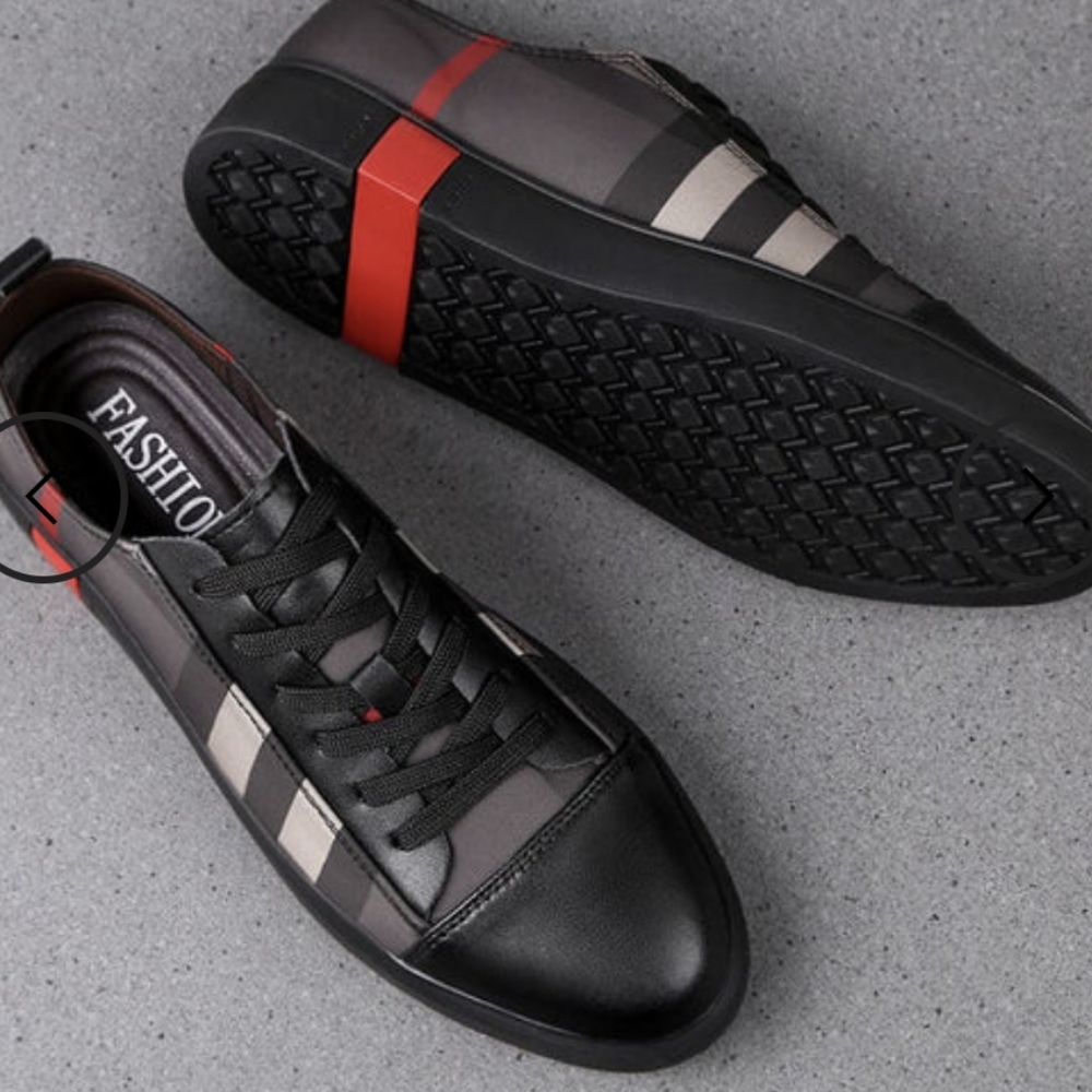 Lace up fashion sneakers size 8